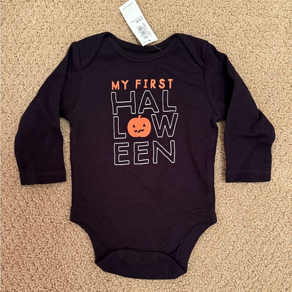 NWT. Old Navy My First Halloween onesie. Size 3-6 months.